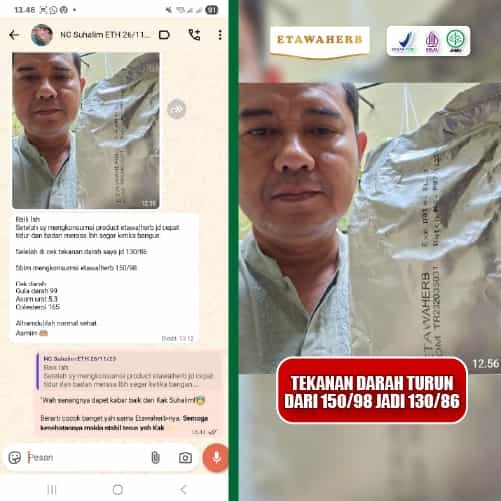 Testimoni Tensi Darah Tinggi 2